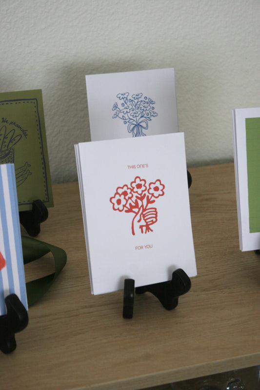 "This One's for You" Greeting Card - Simple & Thoughtful