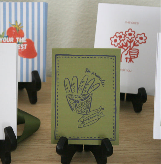 "He Provides" Greeting Card