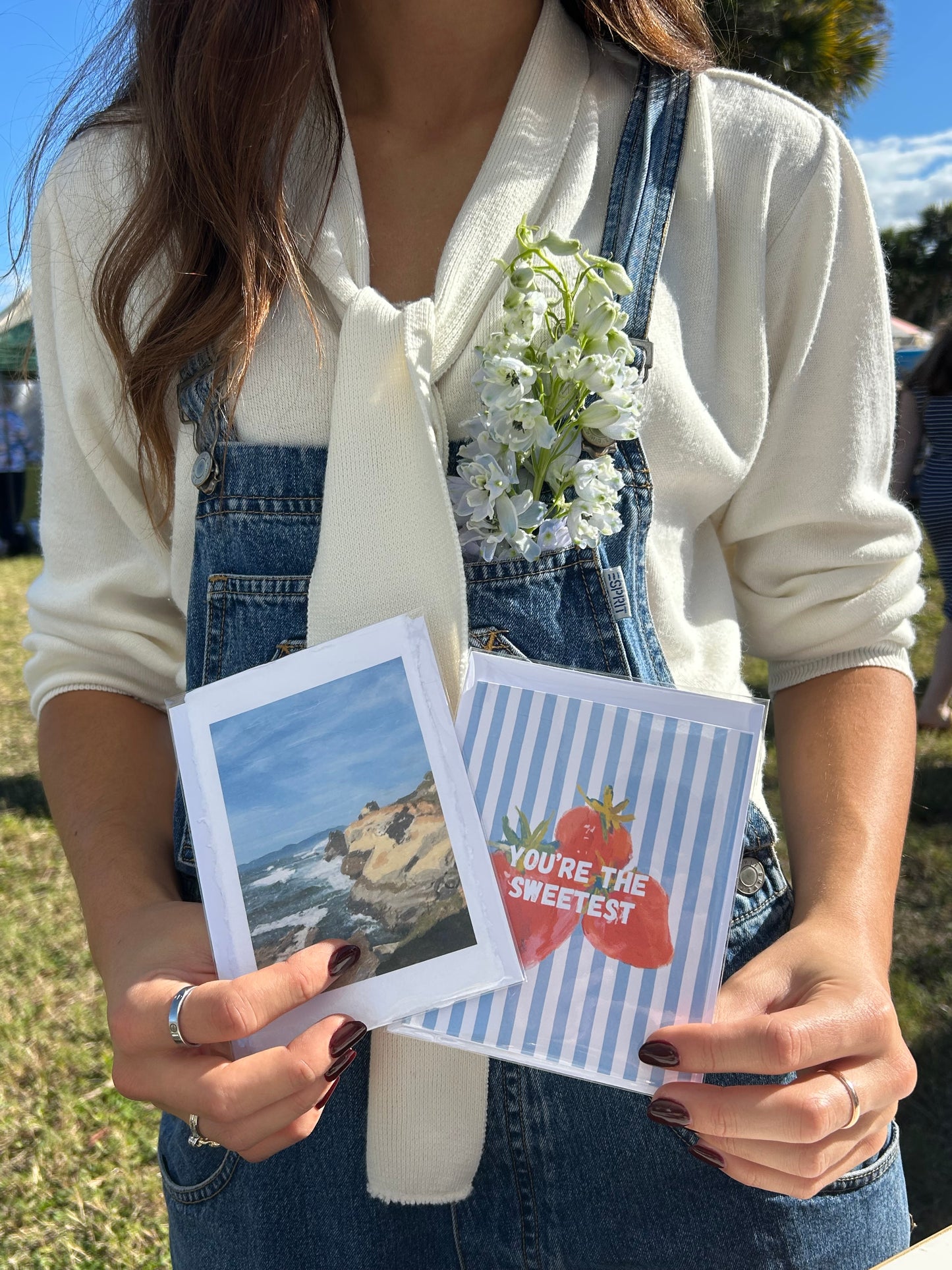 Oregon coast post card - deckled soft paper print