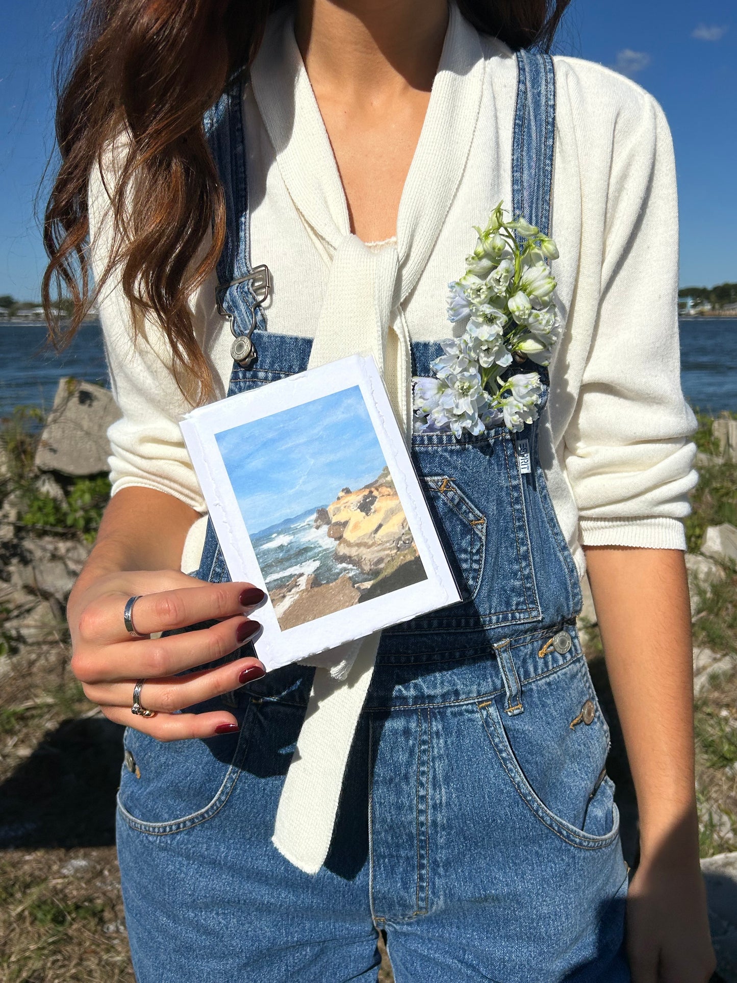 Oregon coast post card - deckled soft paper print