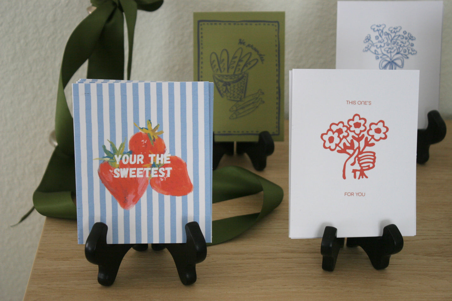 "You're the Sweetest" Strawberry Greeting Card