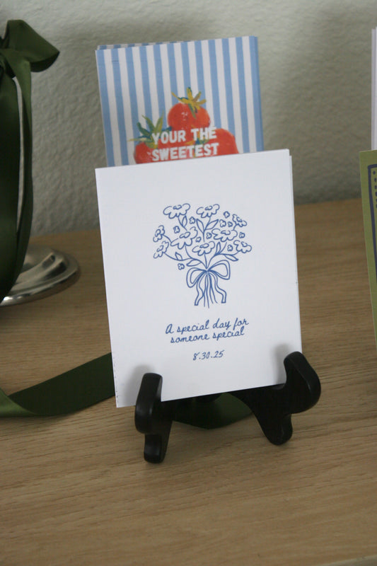 "A Special Day" Floral Greeting Card