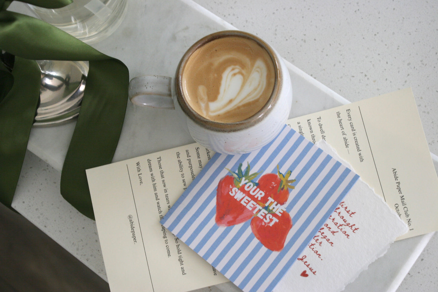 "You're the Sweetest" Strawberry Greeting Card
