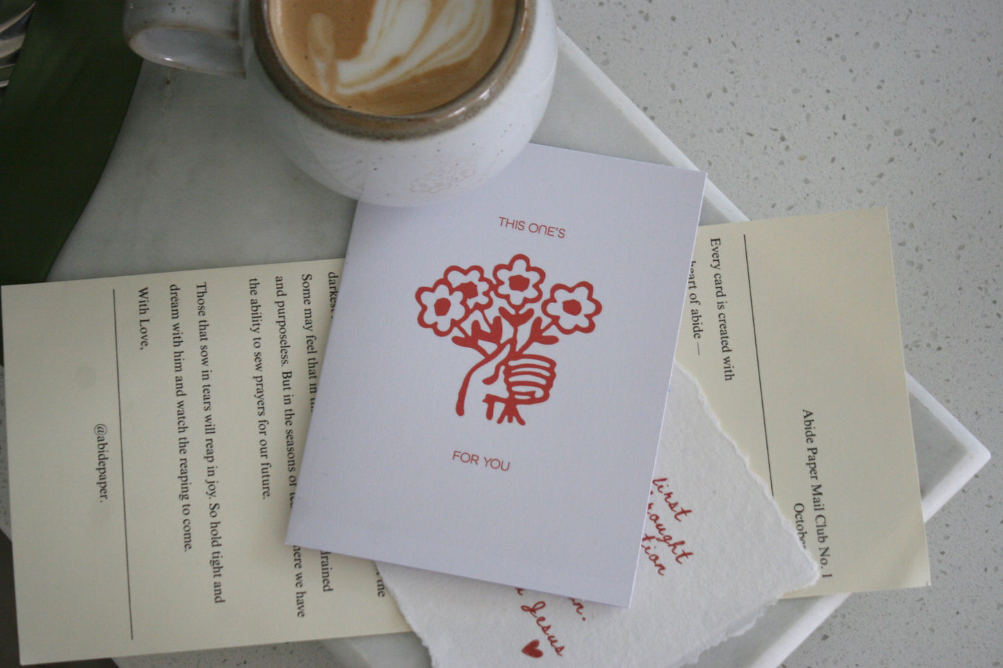 "This One's for You" Greeting Card - Simple & Thoughtful