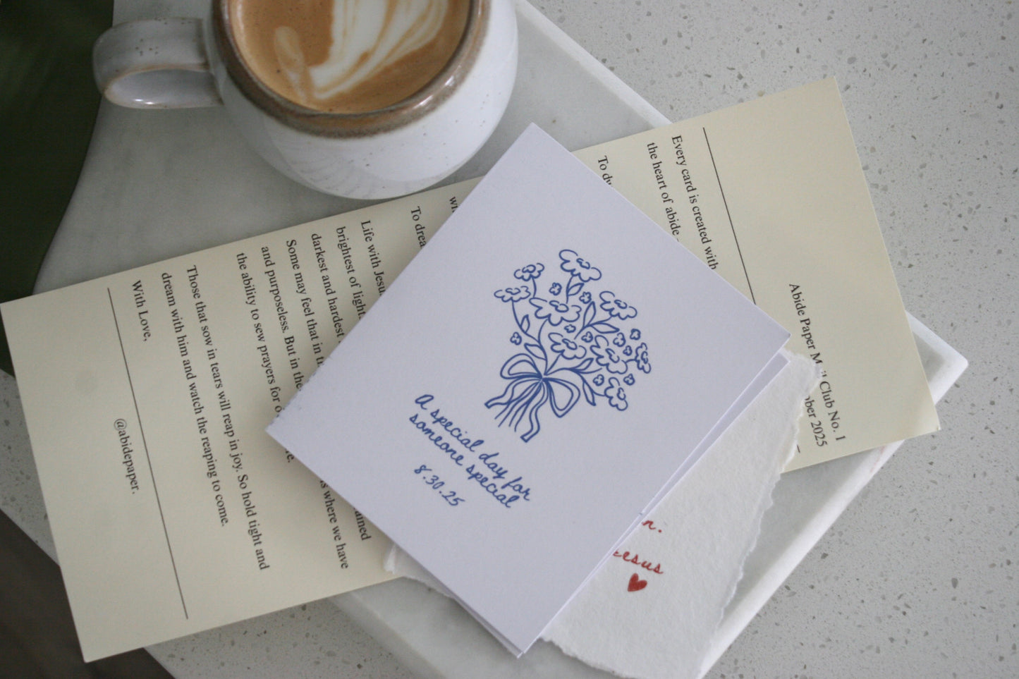 "A Special Day" Floral Greeting Card